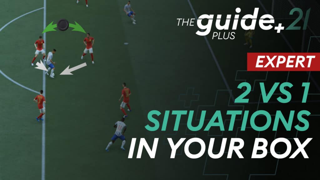 Read more about the article Forcing 2vs1 situations inside your own box makes defending much easier!